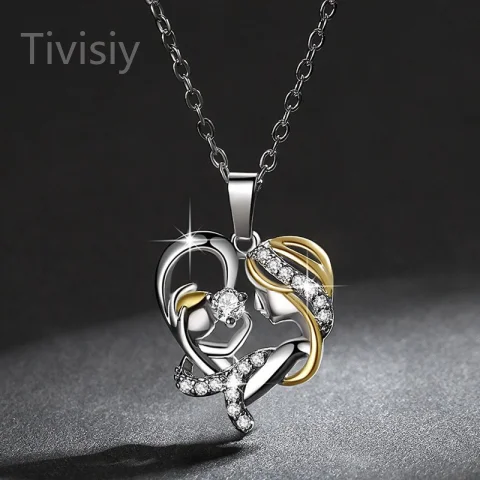 Casual Daily silver Women Heart pendant